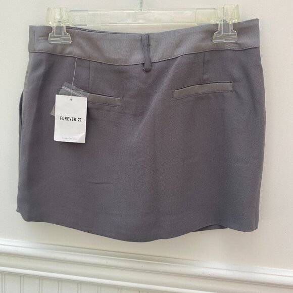 Forever 21 Grey Mini Skirt size Small - Picture 5 of 7